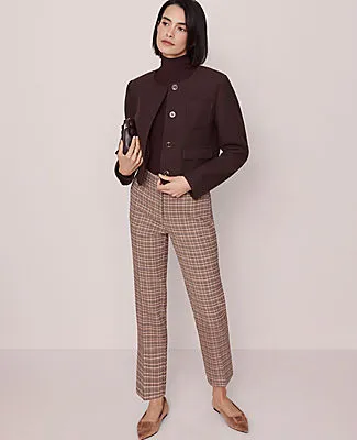 Ann Taylor The Petite Eva Ankle Pant in Houndstooth sold by Ann Taylor product image thumbnail 4