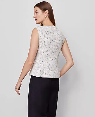 Ann Taylor Tweed Square Neck Vest sold by Ann Taylor product image thumbnail 2