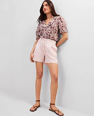Ann Taylor Weekend Collection Belted Short sold by Ann Taylor product image thumbnail 3