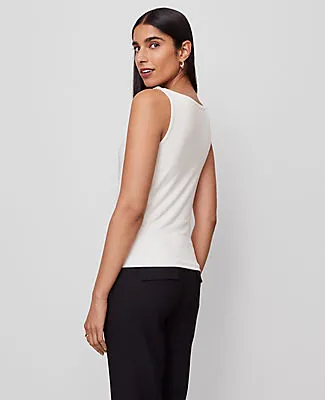 Ann Taylor Petite Draped Cowl Neck Top sold by Ann Taylor product image thumbnail 2