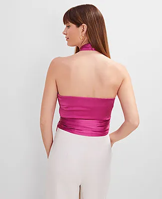 Ann Taylor Studio Collection Twist Halter Tie Top sold by Ann Taylor product image thumbnail 2