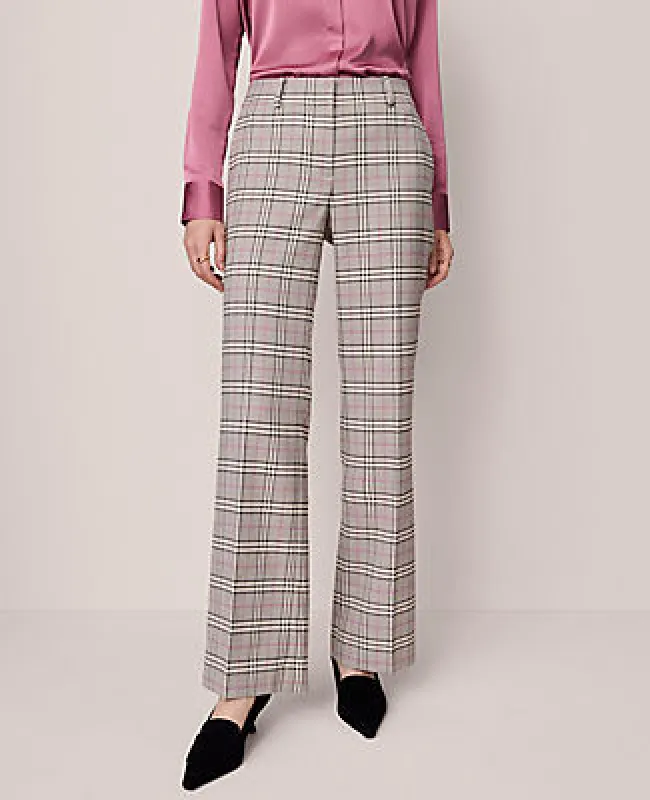 Ann Taylor The Petite Jayne Trouser Pant in Plaid — Curvy Fit sold by Ann Taylor