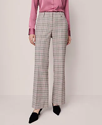 Ann Taylor The Petite Jayne Trouser Pant in Plaid — Curvy Fit sold by Ann Taylor