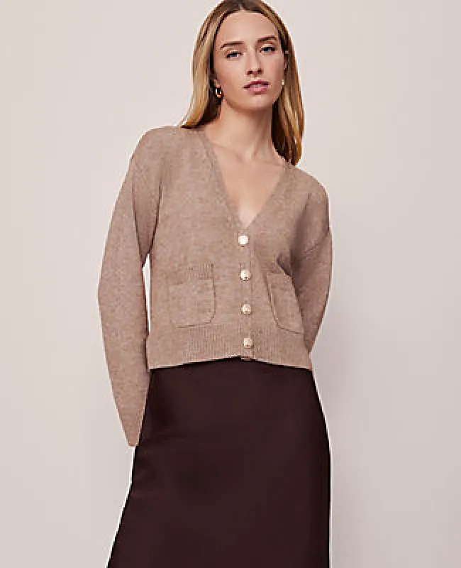 Ann Taylor V-Neck Cardigan sold by Ann Taylor