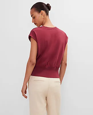 Ann Taylor Petite Shoulder Button Top sold by Ann Taylor product image thumbnail 2