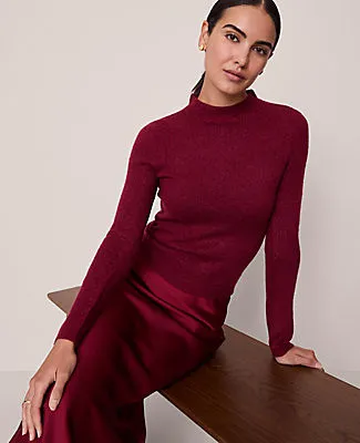 Ann Taylor Satin Bias Midi Slip Skirt sold by Ann Taylor product image thumbnail 4