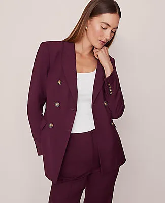 Ann Taylor Petite Fitted Long Double Breasted Blazer sold by Ann Taylor product image thumbnail 4