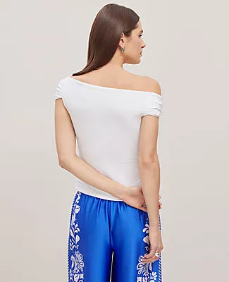 Ann Taylor Asymmetrical One-Shoulder Top sold by Ann Taylor product image thumbnail 2