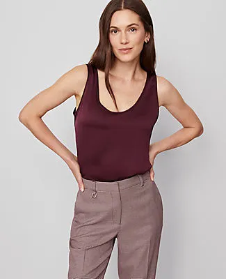 Ann Taylor Petite Scoop Neck Tank Top sold by Ann Taylor