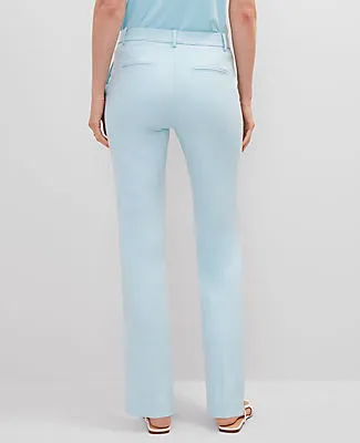 Ann Taylor The Sophia Straight Pant in Textured Drape sold by Ann Taylor product image thumbnail 3