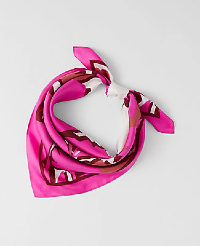 Ann Taylor Floral Silk Little Scarf sold by Ann Taylor