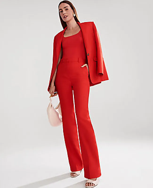 Ann Taylor The Petite Trouser Pant in Linen Blend sold by Ann Taylor