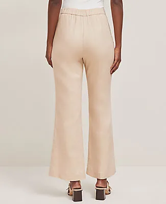 Ann Taylor The Flare Ankle Pant in Linen Blend — Curvy Fit sold by Ann Taylor product image thumbnail 2