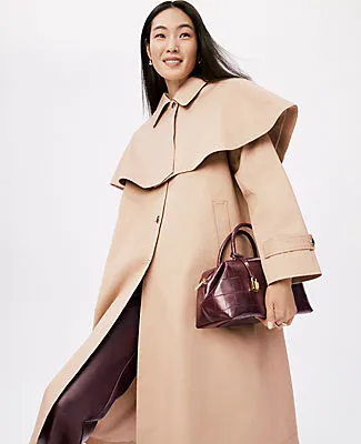 Ann Taylor Petite Removable Cape Trench Coat sold by Ann Taylor