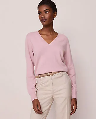 Ann Taylor Cashmere V-Neck Sweater sold by Ann Taylor