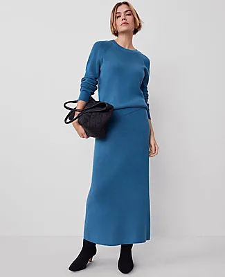 Ann Taylor Petite Weekend Collection Ribbed Sweater Skirt sold by Ann Taylor product image thumbnail 2