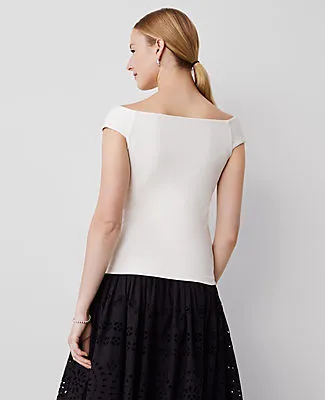 Ann Taylor Off-The-Shoulder Top sold by Ann Taylor product image thumbnail 2