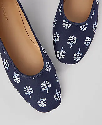 Ann Taylor Weekend Collection Floral Ballet Flats sold by Ann Taylor product image thumbnail 2