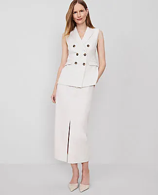 Ann Taylor The Trouser Column Midi Skirt sold by Ann Taylor