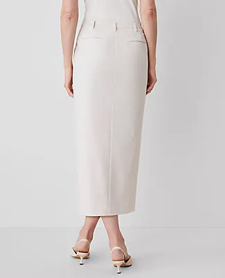 Ann Taylor The Trouser Column Midi Skirt sold by Ann Taylor product image thumbnail 3