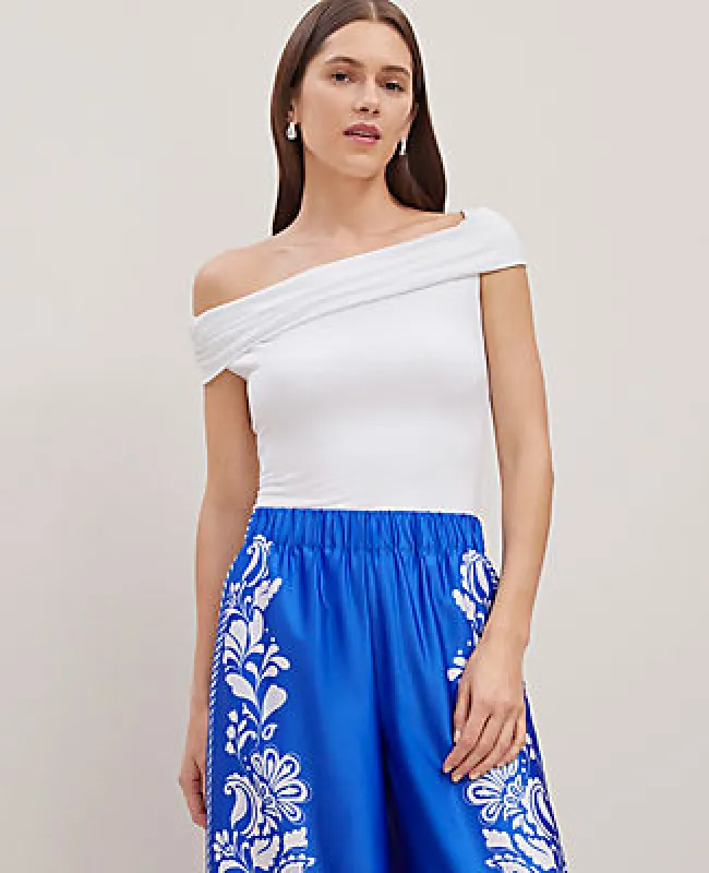 Ann Taylor Asymmetrical One-Shoulder Top sold by Ann Taylor
