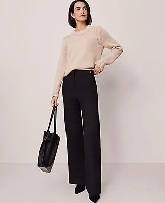Ann Taylor The Tailored Wide-Leg Trouser sold by Ann Taylor