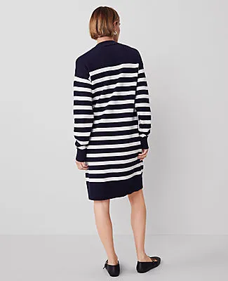 Ann Taylor Petite Weekend Collection Striped Sweater Dress sold by Ann Taylor product image thumbnail 3