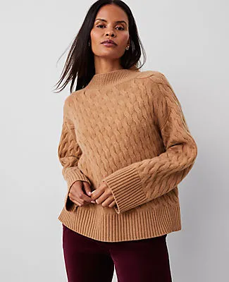 Ann Taylor Cashmere Cable Sweater sold by Ann Taylor