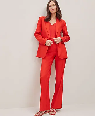 Ann Taylor The Trouser Pant in Linen Blend sold by Ann Taylor product image thumbnail 2