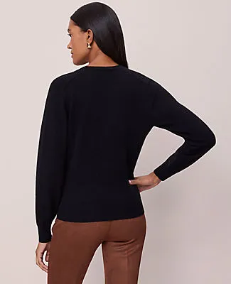 Ann Taylor Cashmere V-Neck Sweater sold by Ann Taylor product image thumbnail 2