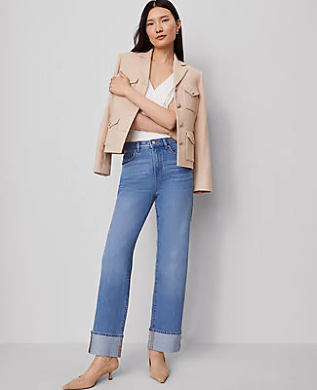 Ann Taylor The Petite Boyfriend Jean sold by Ann Taylor