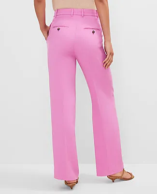 Ann Taylor The Petite Straight Trouser Pant in Twill sold by Ann Taylor product image thumbnail 3