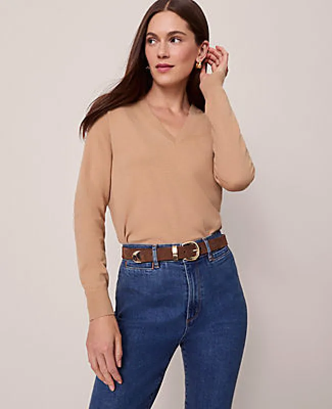 Ann Taylor V-Neck Sweater sold by Ann Taylor