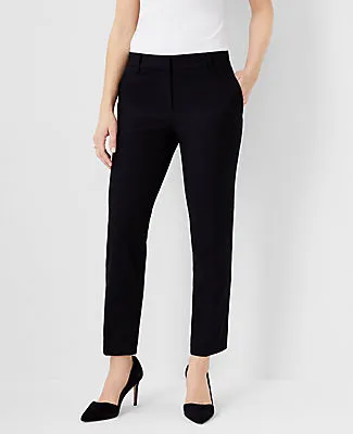 Ann Taylor The Tall Ankle Pant In Cotton Twill - Curvy Fit sold by Ann Taylor