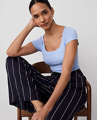 Ann Taylor Square Neck Tee sold by Ann Taylor product image thumbnail 3