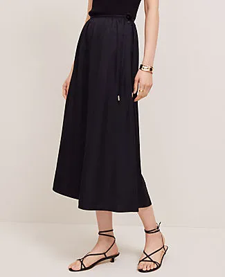 Ann Taylor Side-Tie Midi Skirt sold by Ann Taylor product image thumbnail 2