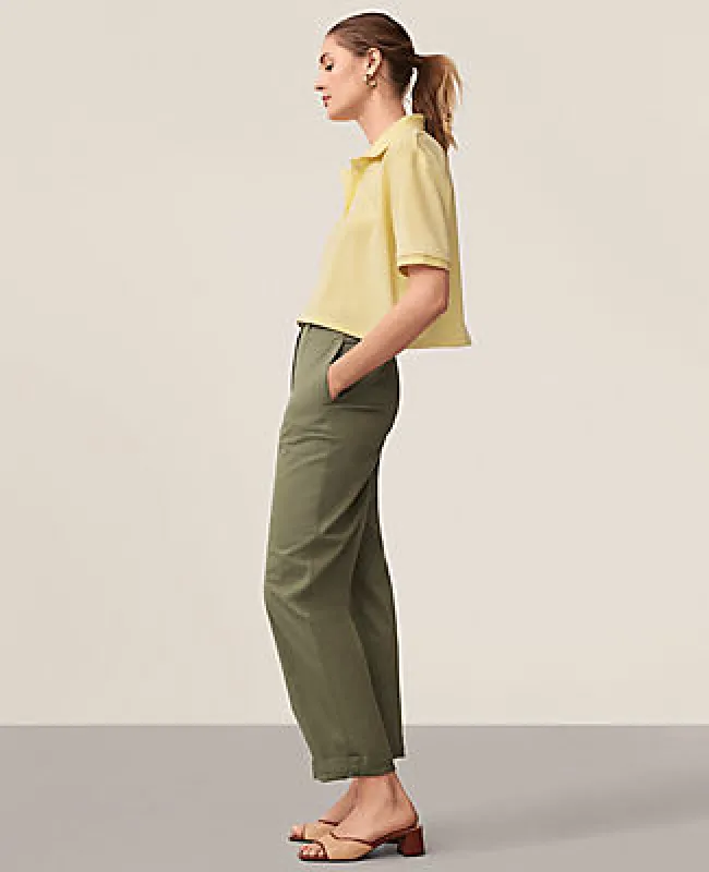 Ann Taylor Petite Seamed Straight Ankle Pant sold by Ann Taylor