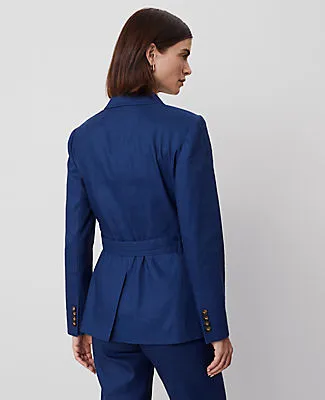 Ann Taylor Petite Linen Blend Safari Jacket sold by Ann Taylor product image thumbnail 2