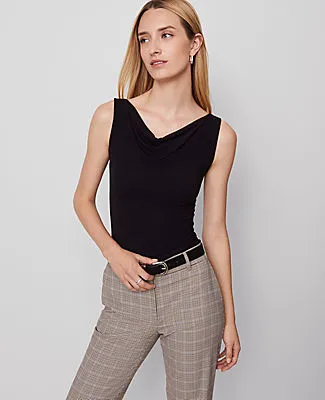 Ann Taylor Petite Draped Cowl Neck Top sold by Ann Taylor