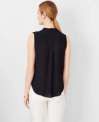 Ann Taylor Petite Sleeveless Camp Shirt sold by Ann Taylor product image thumbnail 2