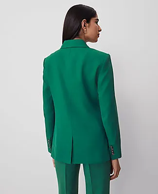 Ann Taylor The Petite Tailored Blazer in Textured Drape sold by Ann Taylor product image thumbnail 2