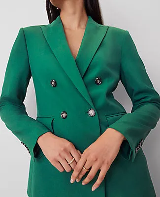 Ann Taylor The Petite Tailored Blazer in Textured Drape sold by Ann Taylor product image thumbnail 3