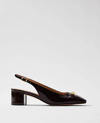 Ann Taylor Horsebit Patent Pumps sold by Ann Taylor