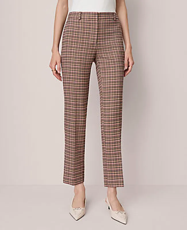 Ann Taylor The Eva Ankle Pant in Houndstooth — Curvy Fit sold by Ann Taylor