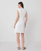 Ann Taylor The Petite Belted Shift Dress in Linen Blend sold by Ann Taylor