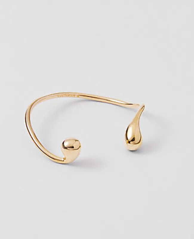 Ann Taylor Swirl Metal Cuff Bracelet sold by Ann Taylor