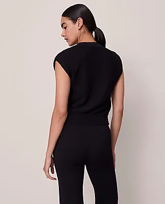 Ann Taylor Petite Bouclé Sweater Vest sold by Ann Taylor product image thumbnail 2