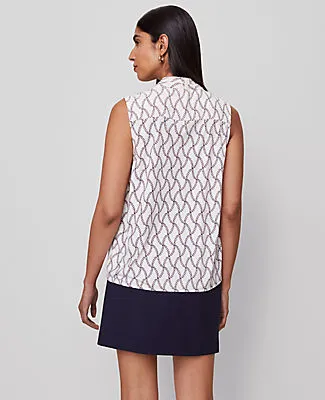 Ann Taylor Floral Mixed Media Top sold by Ann Taylor product image thumbnail 2