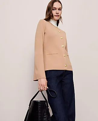 Ann Taylor Flare Sleeve Cardigan sold by Ann Taylor product image thumbnail 3