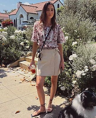 Ann Taylor Petite Curved Hem Skort sold by Ann Taylor product image thumbnail 5